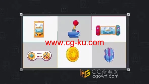 游戏频道开场白复古游戏介绍片头AE模板下载的图片1