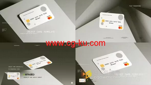 Credit Card Promo AE模板信用卡介绍宣传视频的图片1