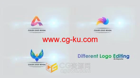 AE模板-简单简约设计干净明亮公司品牌LOGO标志动画的图片1