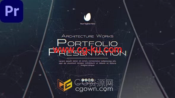 工业建筑项目演示建筑设计公司宣传业务介绍视频制作-PR模板的图片1