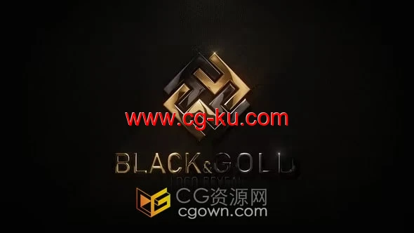 高端大气金属光泽感3D标志LOGO动画-AE模板的图片1