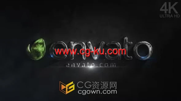 AE模板-史诗电影风格金属标志揭示LOGO动画的图片1