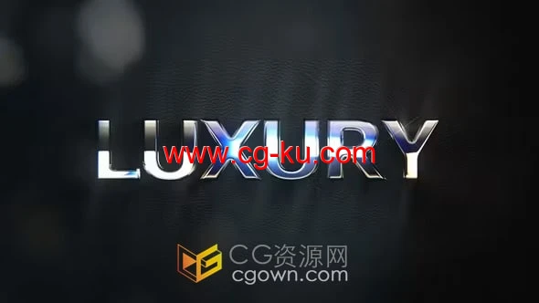 AE模板-豪华高光金属标志动画Luxurious Logo Reveal的图片1