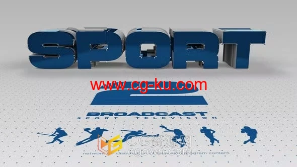 AE模板-体育节目片头健身运动体育频道介绍Sport TV Opener的图片1