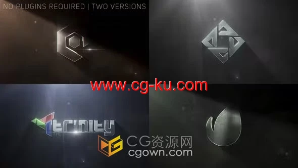 AE模板-焦散线体积光效果电影标志LOGO动画的图片1