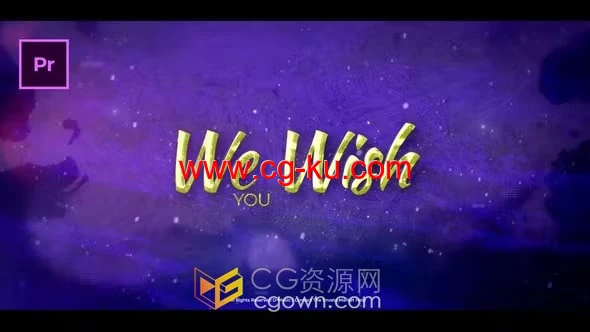 PR模板-梦幻般童话场景魔法粒子圣诞新年节日祝福小视频的图片1