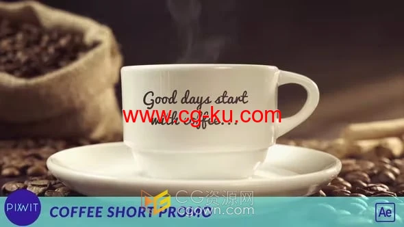 AE模板-4K咖啡豆真实镜头咖啡店咖啡品牌宣传短片的图片1