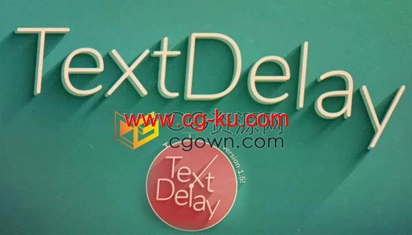 TextDelay v1.7.5制作文字延迟动画效果AE插件的图片1