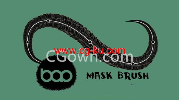 AE插件BAO Mask Brush v1.9.17路径遮罩笔刷动画制作的图片1