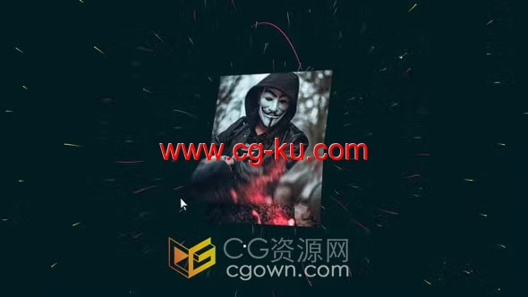 4K分辨率简单照片动画视频片头-AE模板下载的图片1