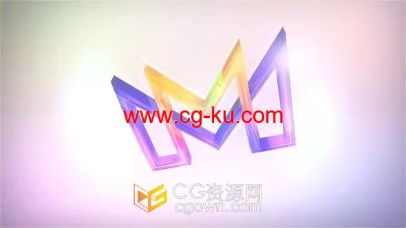 大气明亮光泽企业品牌宣传Light Logo片头-PR标志模板的图片1