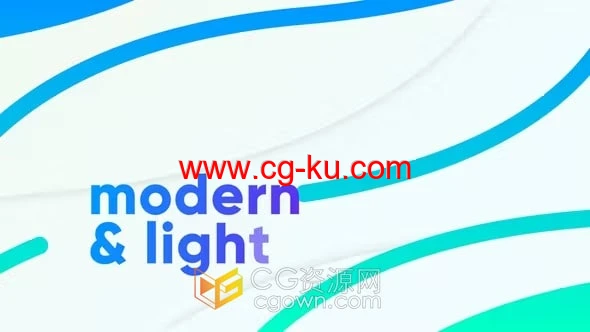 AE LOGO模板-线条标志动画公司品牌宣传介绍片头的图片1