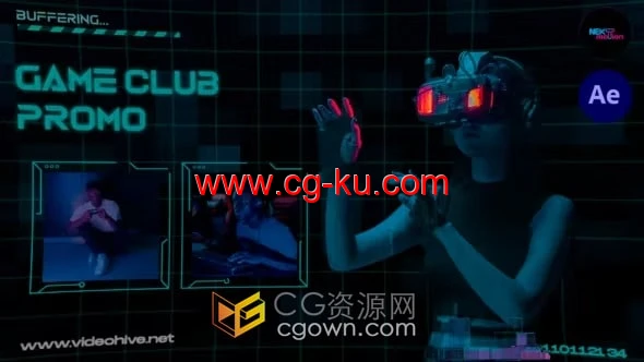 AE模板-电子竞技赛事预告玩家介绍游戏俱乐部宣传视频的图片1