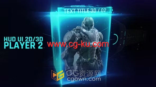 HUD用户界面科技UI动画2D/3D效果-AE模板的图片1