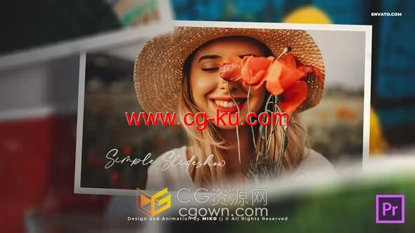 照片幻灯片PR模板婚礼视频相册动画制作的图片1