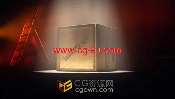 工业运输仓库供应送货物流包裹快递宣传视频片头-AE模板的图片1