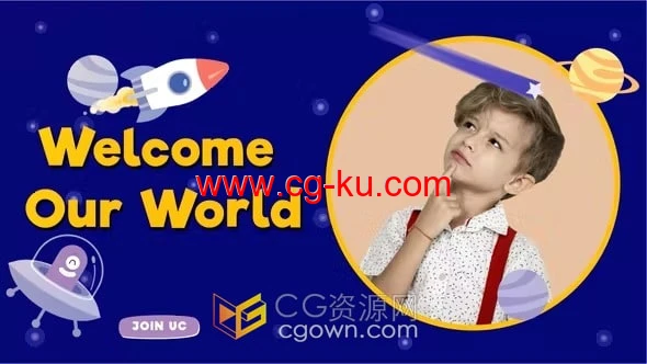 AE模板-儿童编程积木创意教育机构兴趣班培训中心视频广告的图片1