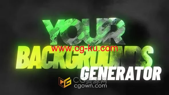 AE模板-抽象渐变图案高科技模糊背景素材制作工具的图片1