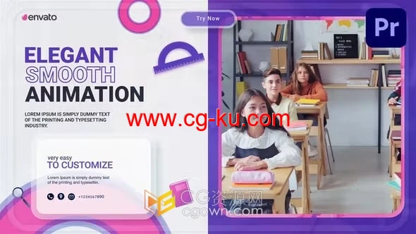 PR模板-学校课堂展示教育宣传片培训机构视频广告的图片1