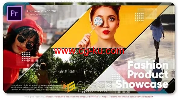 PR视频广告模板-时装秀开幕式时尚品牌宣传街头服饰展示的图片1