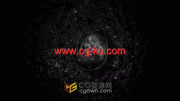 4K分辨率黑暗标志LOGO动画视频-AE模板下载的图片1