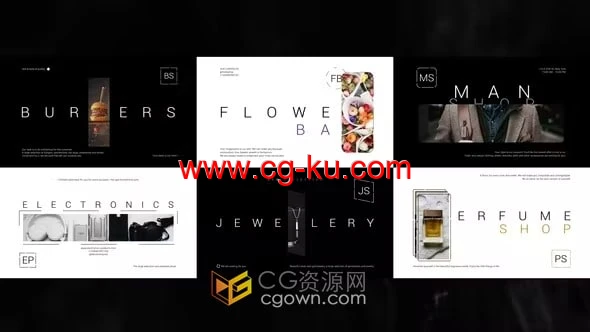 时尚品牌宣传幻灯片动画视频-PR模板下载的图片1
