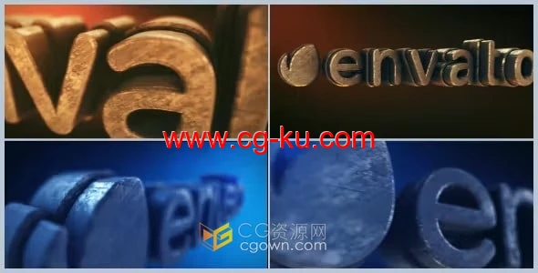 精美三维标题动画效果E3D插件制作-AE模板下载的图片1