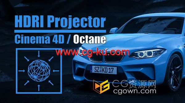 Cinema 4D Octane Hdri Projection1.2 HDR图片投射C4D插件的图片1