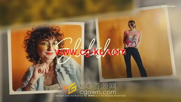 照片幻灯片AE模板视频相册动画制作的图片1