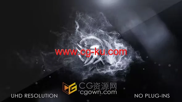 流动粒子特效动画LOGO视频片头-AE模板下载的图片1