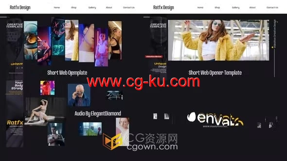 PR模板-在线网络宣传片网站介绍片头Short Web Opener的图片1