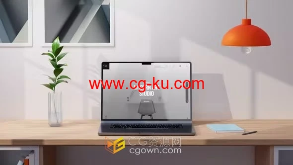 AE模板-3D动画样机网站演示Animated 3D Mockup的图片1