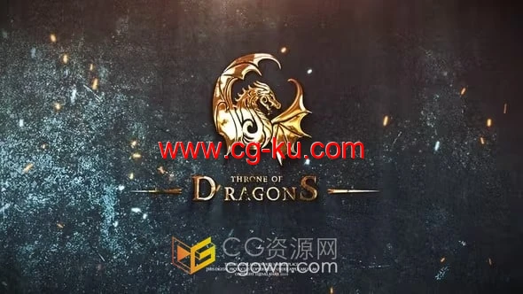PR模板-火焰粒子光线冲撞融合震撼史诗标志LOGO动画的图片1