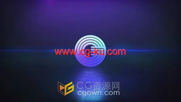 Abstract Logo高科技小故障标志-AE模板下载的图片1