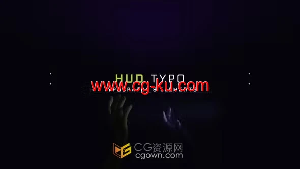 AE科技元素模板-270个HUD排版和视频元素15个预设概念场景的图片1