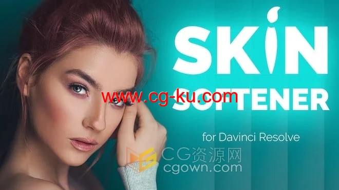 Skin Softener FX DR达芬奇插件人脸皮肤美白磨皮工具的图片1
