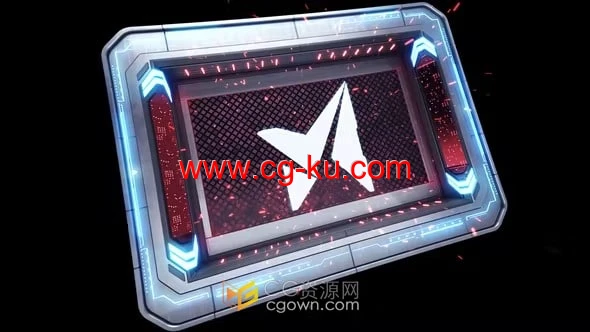 AE模板-世界杯足球赛事体育频道包装LOGO过渡运动视频3D标志转场的图片1