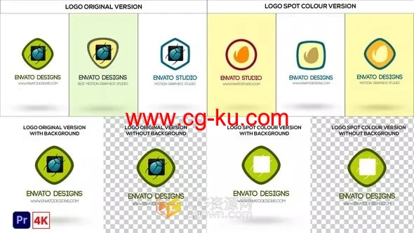 PR模板-快速极简折叠标志动画Folding Logo Reveal的图片1