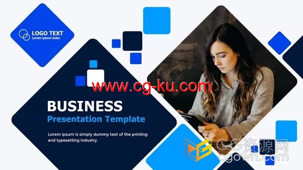 AE模板-商务风创意企业宣传片4K干净公司宣传视频的图片1