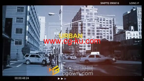 Urban Glitch宣传片PR模板故障特效画面效果视频的图片1