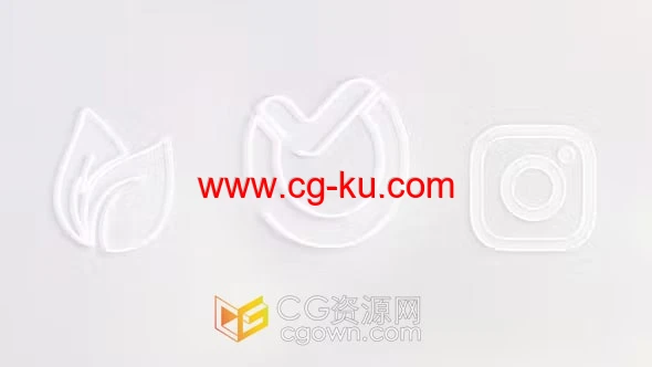 优雅明亮企业标志公司品牌演绎片头视频-AE模板的图片1