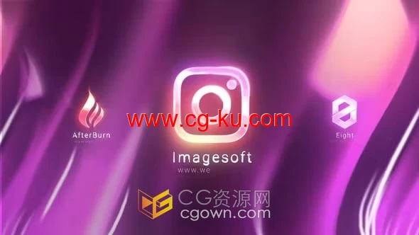 闪亮公司LOGO动画企业品牌形象视频片头-AE模板的图片1