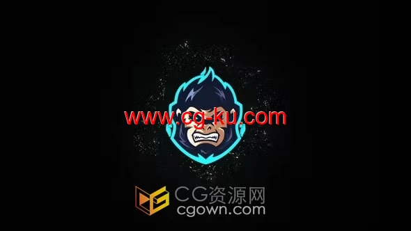 魔法漩涡烟雾粒子特效LOGO动画效果视频-AE模板的图片1