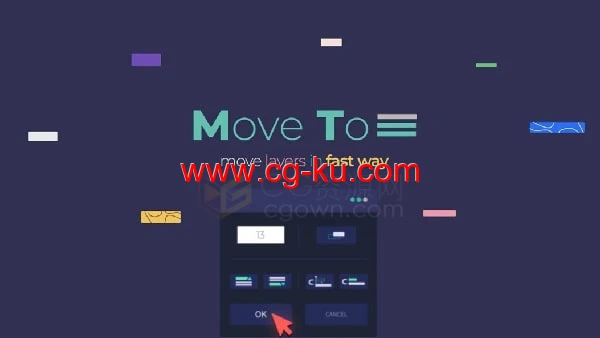 Move To v1.2 AE脚本快速轻松移动图层时间轴工具的图片1