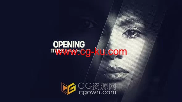 侦探电影或纪录片开场视频宣传片动画制作AE模板的图片1