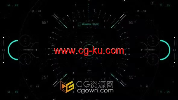 4种HUD显示屏幕科技动感效果-AE模板下载的图片1