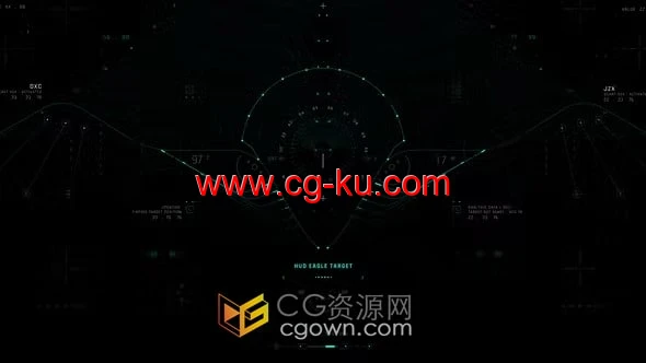 3个HUD屏幕界面科技动画效果4K分辨率-AE模板的图片1