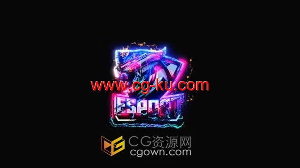 抽象能量特效动画LOGO效果视频AE模板下载的图片1