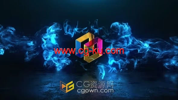 能量火焰冲击粒子爆炸动画LOGO视频效果AE模板的图片1