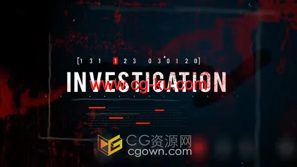 秘密调查行动电影电视剧宣传视频预告片-AE模板的图片1